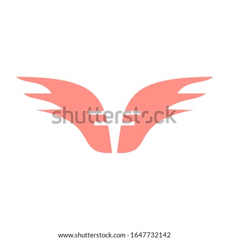 Wing logo icon vector design eps 10