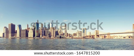 Skyline New York Sunshine Panorama
