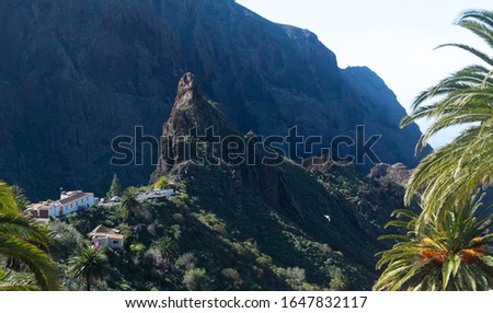 Masca village in the valley, Tenerife, Spain