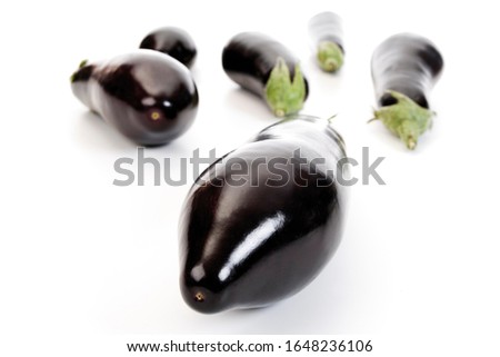 Eggplant or Aubergine (Solanum melongena)