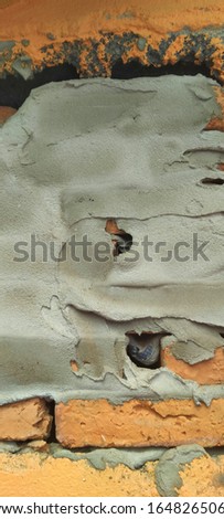 The background image is a beautiful and charming cement wall from our coffee shop.