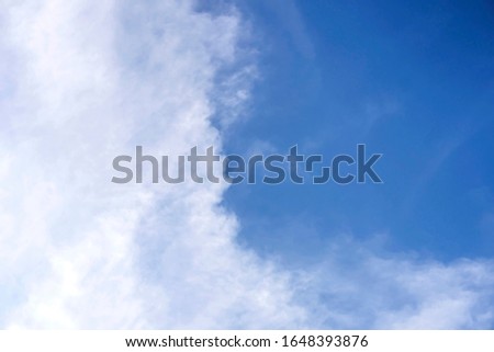 blue sky with clouds background 