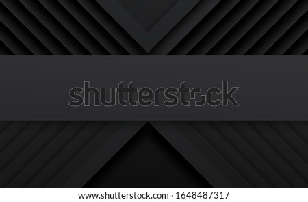 vector black and line square background with shadow, grunge surface-illustration, abstract, glow blue light, copy space