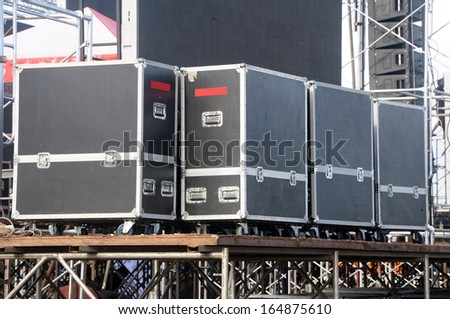audio stage amplifiers, speakers and equipment