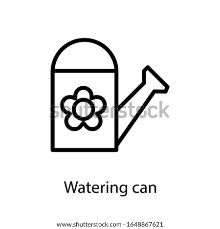 watering can icon -vector. white background. premium quality-symbol. Watering can  sign. web design and mobile design. watering can icon