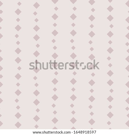 Simple seamless pattern of squares and rhombuses for your design.
Background from geometric figures in delicate shades.
Vector illustration