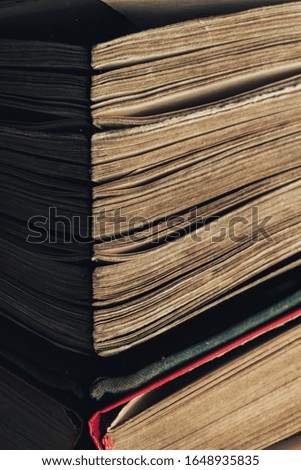 Close up  beautiful  ancient books pages pattern background for design.