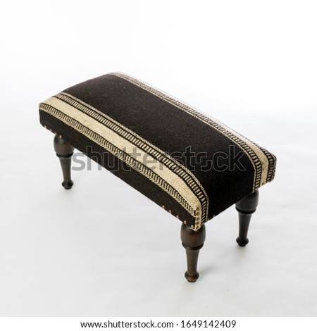 Ottoman furnitures in white background