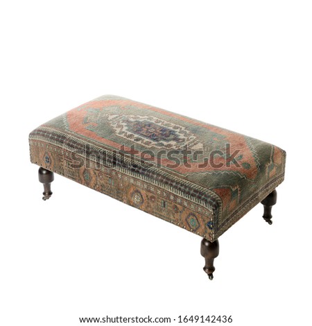 Ottoman furnitures in white background
