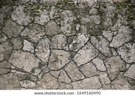 Background of stone wall texture photo Royalty-Free Stock Photo #1649160490