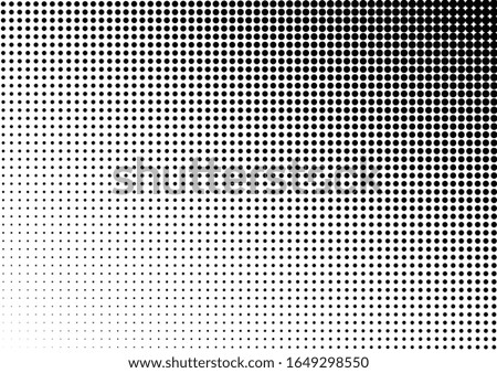 Dots Background. Distressed Backdrop. Pop-art Vintage Pattern. Abstract Monochrome Texture. Vector illustration