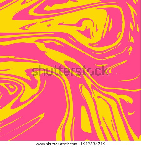 Pink Marble Texture Vector Square Paint Wash Background. Fluid Paint Suminagashi Modern Pattern for Ice Cream, Cosmetics Ads, Corporate Style. Retro Stone Marble Texture, Fading Painting Splash