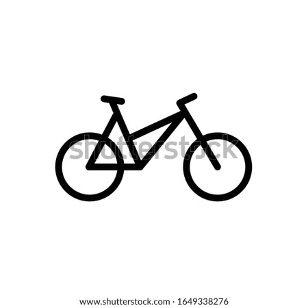 Bike icon vector logo design template illustration