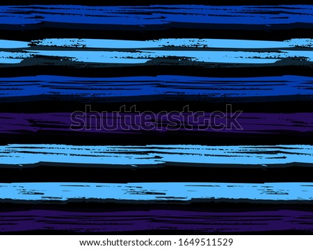 Multicolor seamless horizontal striped pattern. Vector striped graphic background.  