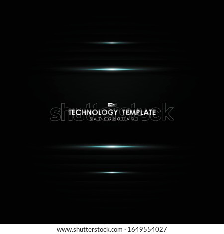 Abstract gradient black of tech design with blue flare light design with free space center background. Use for ad, poster, artwork, template design, print. illustration vector eps10