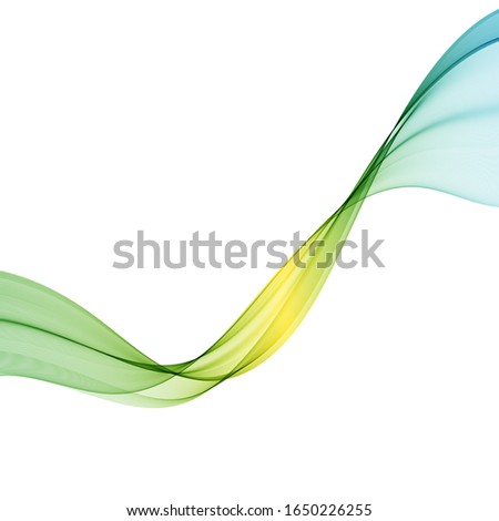 
Colored wave on a white background. Abstract wave background.