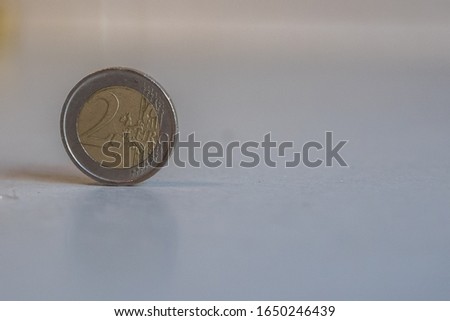  Image of a coin of  2 euros