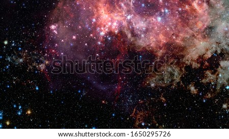 Beautiful space many light years far from the Earth. Elements of this image furnished by NASA