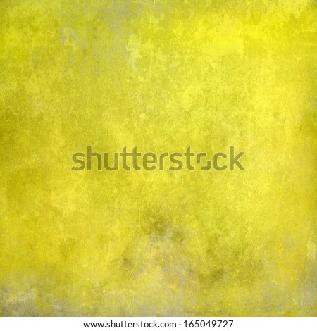 Abstract grunge yellow texture for background