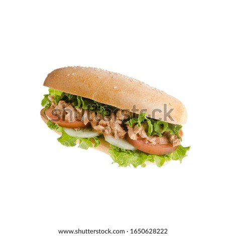 sandwich or sandwich with concept on background new