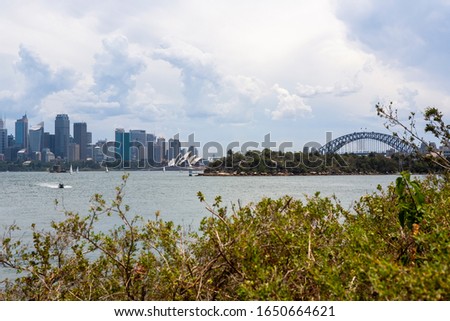 View of Sydney Harbor and the Harbor Bridge, Australia
