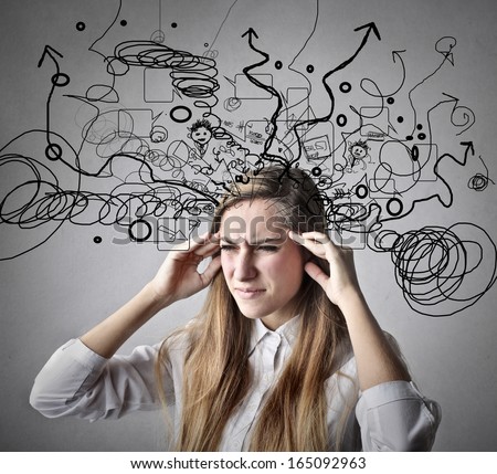 So many Thoughts Royalty-Free Stock Photo #165092963