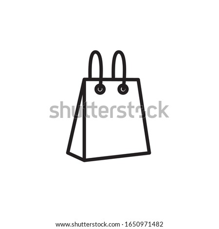 Bag design Icon,  Vector, Sign and Symbol 
