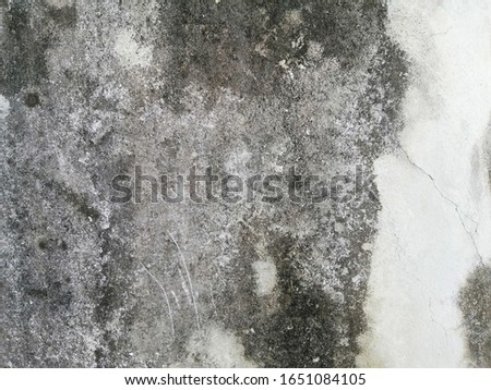 The​ pattern​ of​ surface​ wall​ concrete​ force white​ background. Rust​y​ of old​ wall​ for​ background​