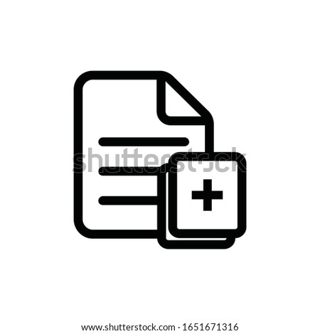 File, Paper icon vector illustration