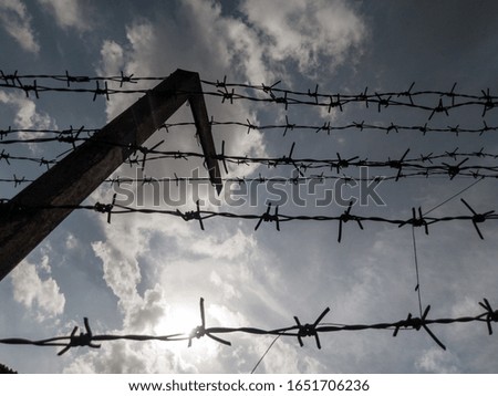 iron fence becomes a barrier