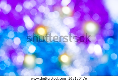 Beautiful abstract background of holiday lights