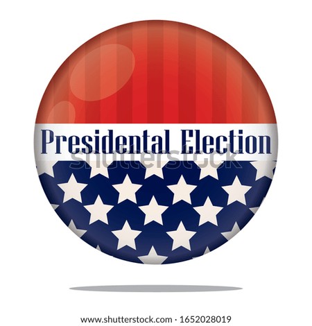 Election day in United States. Presidental election. 2020 - Vector