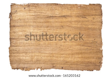 a big sheet of plain papyrus from egypt Royalty-Free Stock Photo #165203162