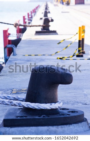 Marine Mooring Bollard is a steel or iron post act as deck-fitting on a ship or boat