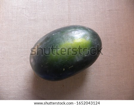 Dark green whole ripe Watermelon fruit