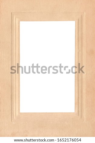 aged matte board picture frame
