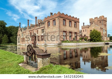 Oxburgh Hall Medieval Architecture 1482  Royalty-Free Stock Photo #1652182045