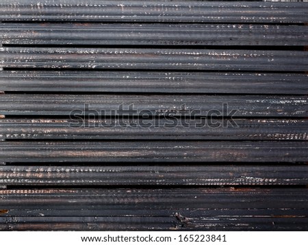black striped wooden painted surface, background