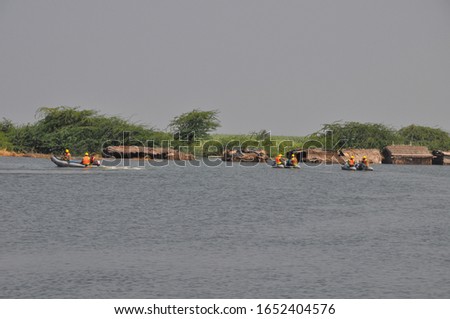 Flood affected people, September 2010 in Sindh Pakistan Stock Photos Royalty-Free Stock Photo #1652404576