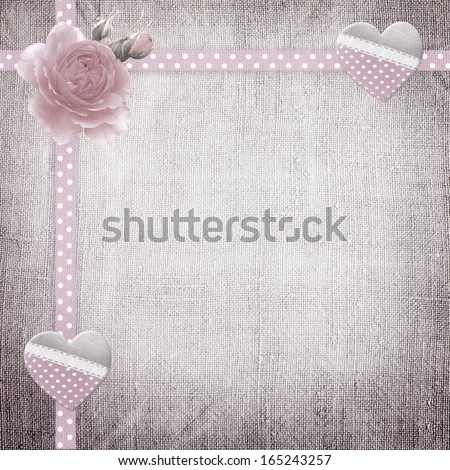  background with heart  for congratulations and invitations 