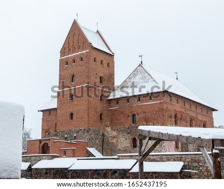 Medieval castle of Prince Vitovt in Lithuania