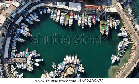 Kyrenia Harbour at Kyrenia cyprus 
