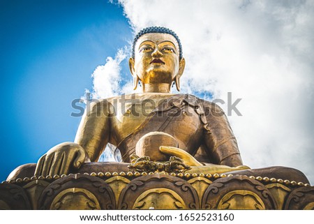 Thimphu Buddha Statue In Bhutan