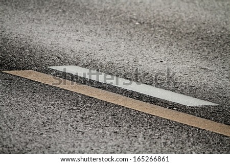 The line on the road