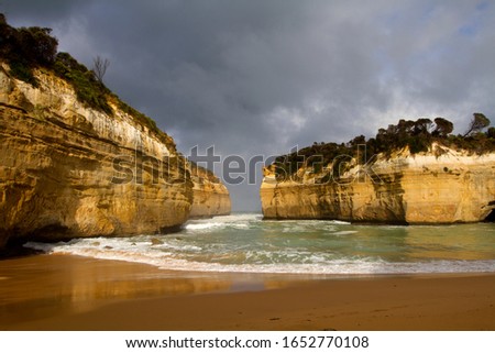 The Loch Ard Gorge, Port Campbell National Park, Great Ocean Road,  Victoria, Australia.
