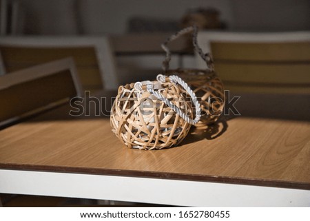 Table ornament in a Restaurant Royalty-Free Stock Photo #1652780455