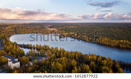 Aerial shots in Rauma, Finland