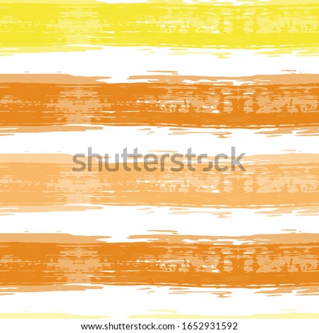 Fabric Texture with Grunge Strokes and Stripes.  Grungy Seamless Lines Pattern Design.   Painted Watercolor Style Texture. Hand drown paint strokes decoration artwork.