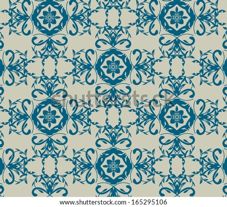 Floral pattern seamless abstract background 
