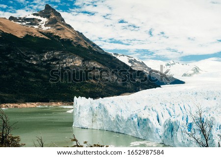 Perito Moreno glacier, glacier landscape in Patagonia national park, Argentina, South America